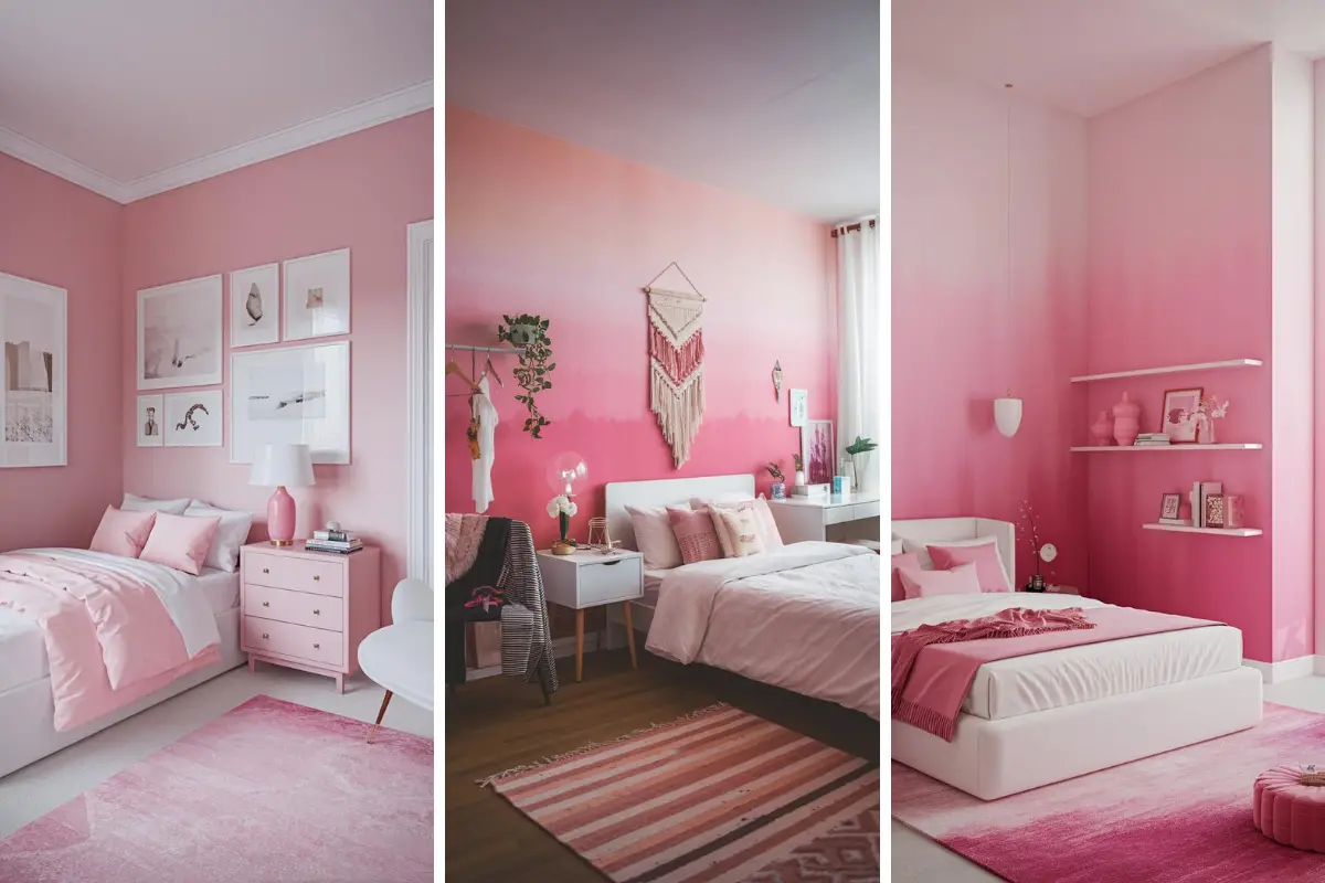 Refreshing Pink Bedroom Ideas