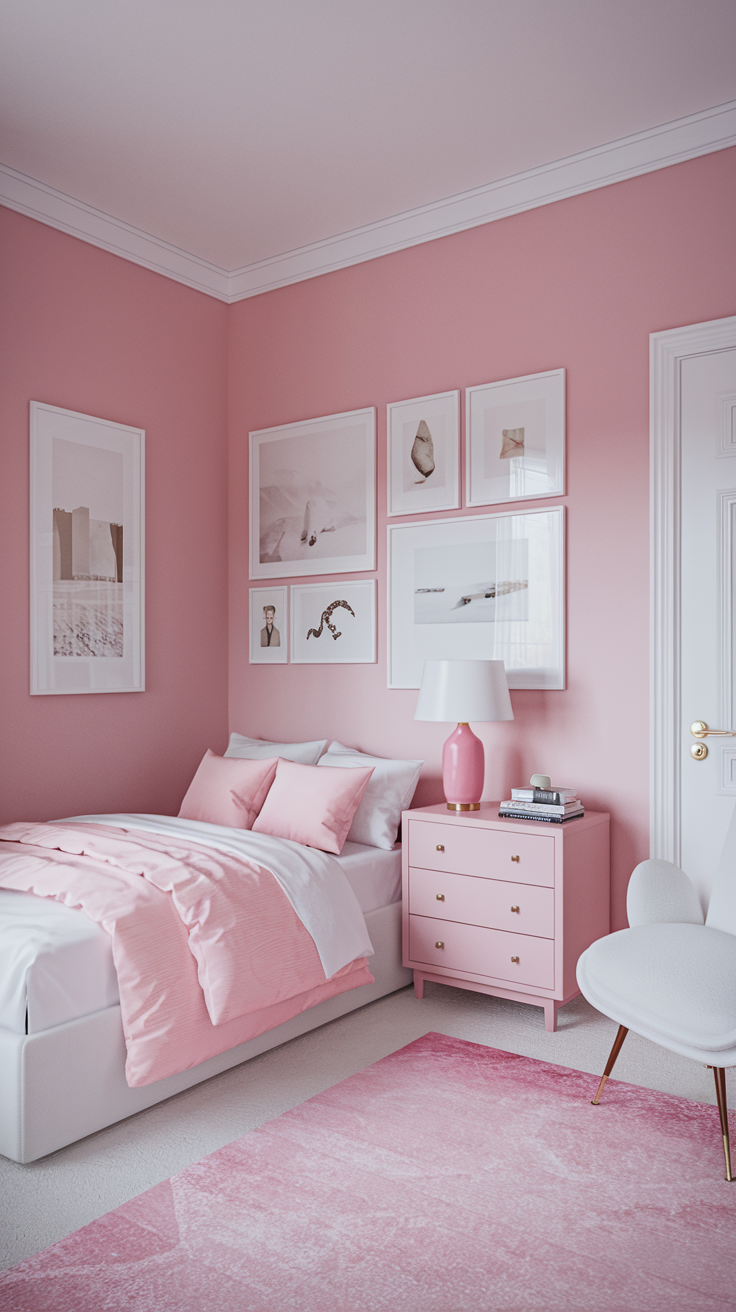 home bedroom refresh pink