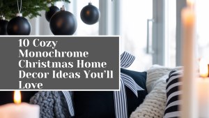 10 Cozy Monochrome Christmas Home Decor Ideas You’ll Love