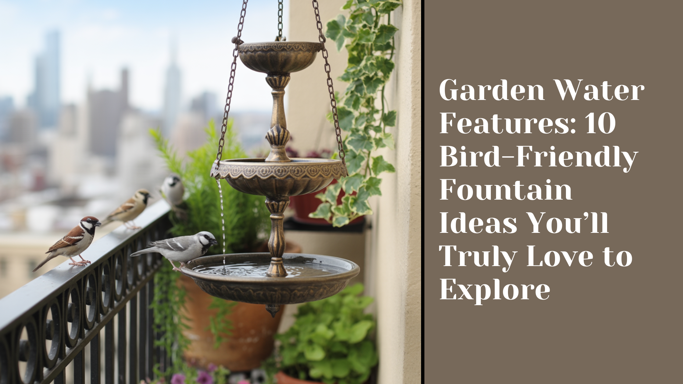 Garden Water Features: 10 Bird-Friendly Fountain Ideas You’ll Truly Love to Explore